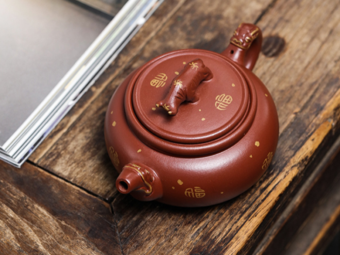 chinese teapot and cups with eco-friendly materials 5