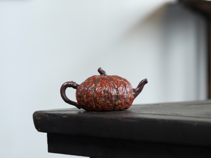 chinese teapot and cups with vintage appeal 3